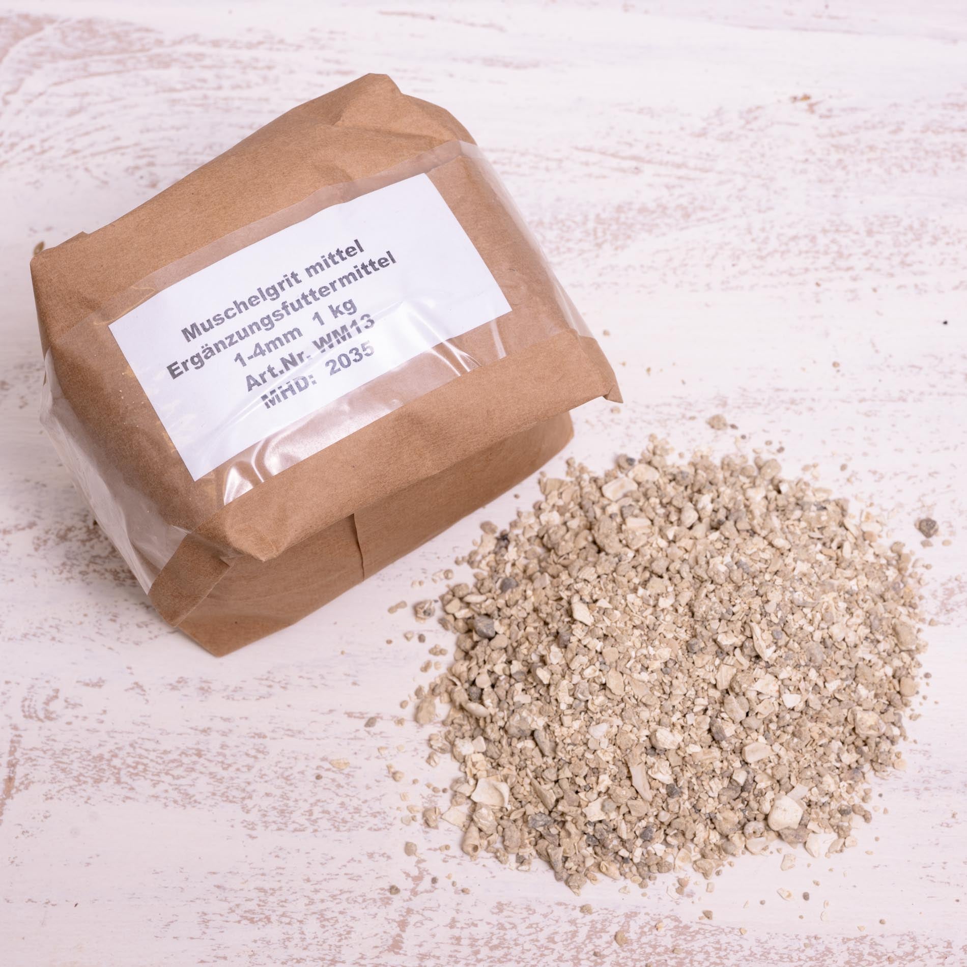rico-s-futterkiste-muschelgrit-mittel-1-kg-vogelgrit image 2