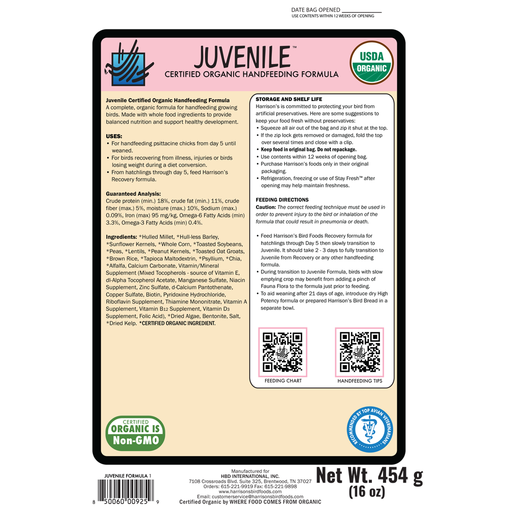 harrison-juvenile-handaufzucht-futter-papageien-bio image 2