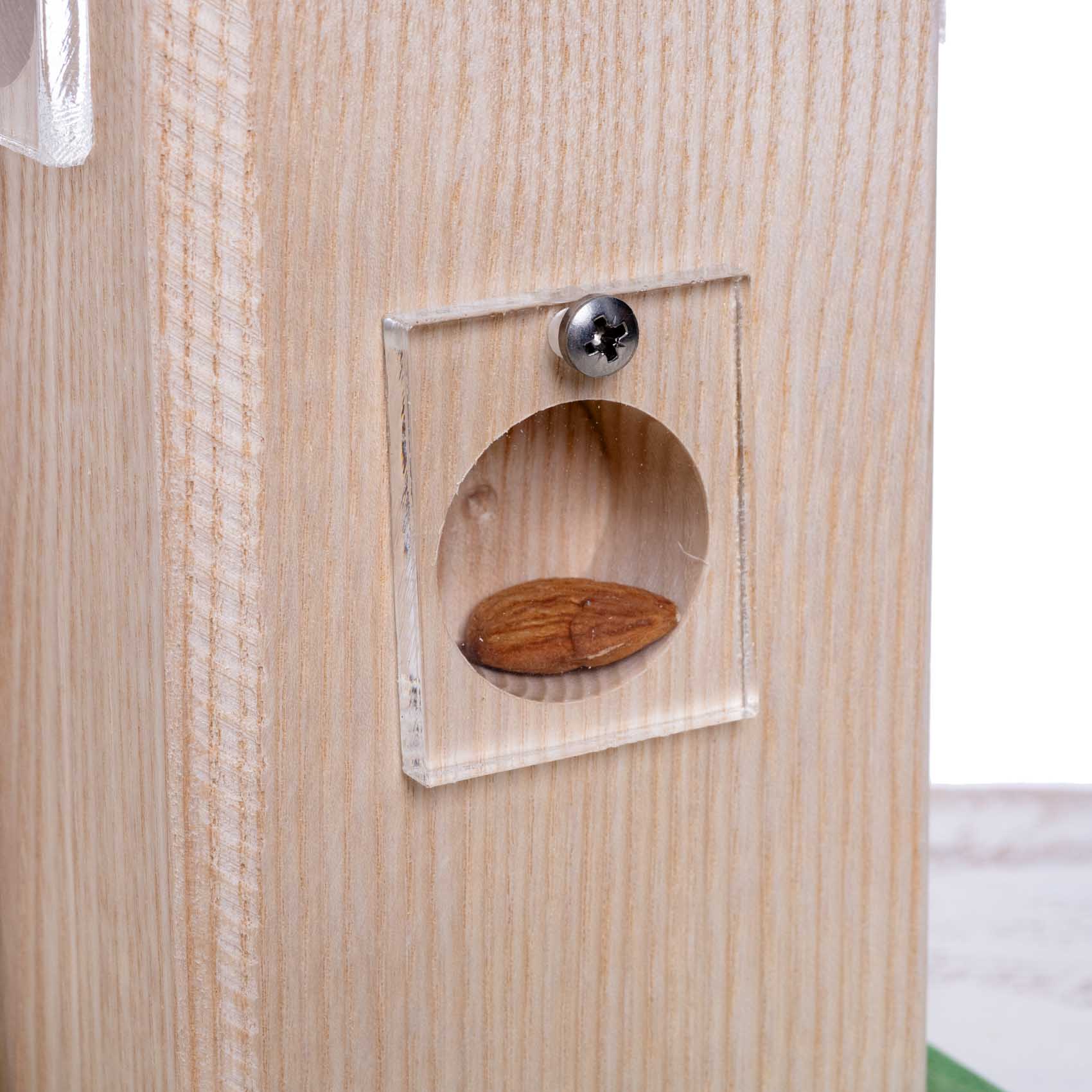 rico-s-futterkiste-versteckspielturm-intelligenzspielzeug-papagei-holz-30-cm image 2