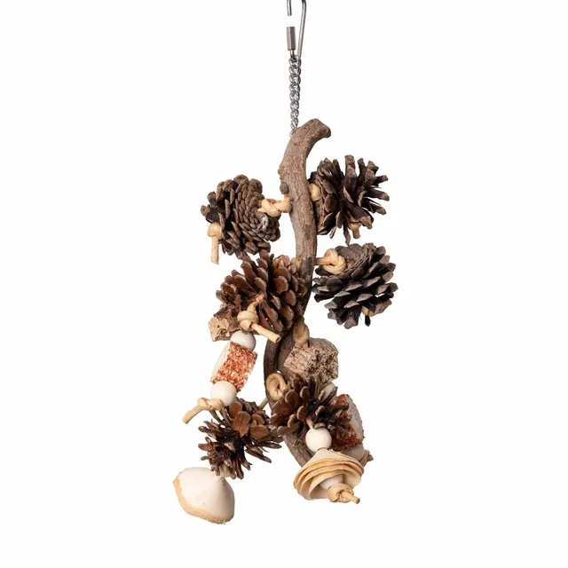rico-s-futterkiste-nature-liana-schaukel-papageienspielzeug image 1