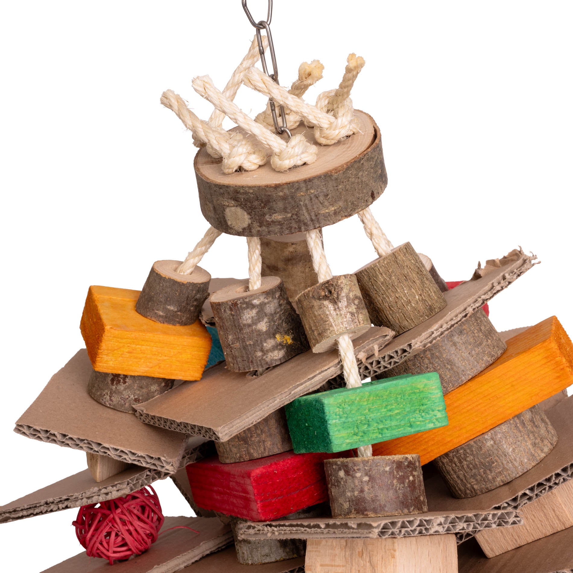 rico-s-futterkiste-jumbo-pappe-xxl-papageienspielzeug-schredder-70-cm image 3