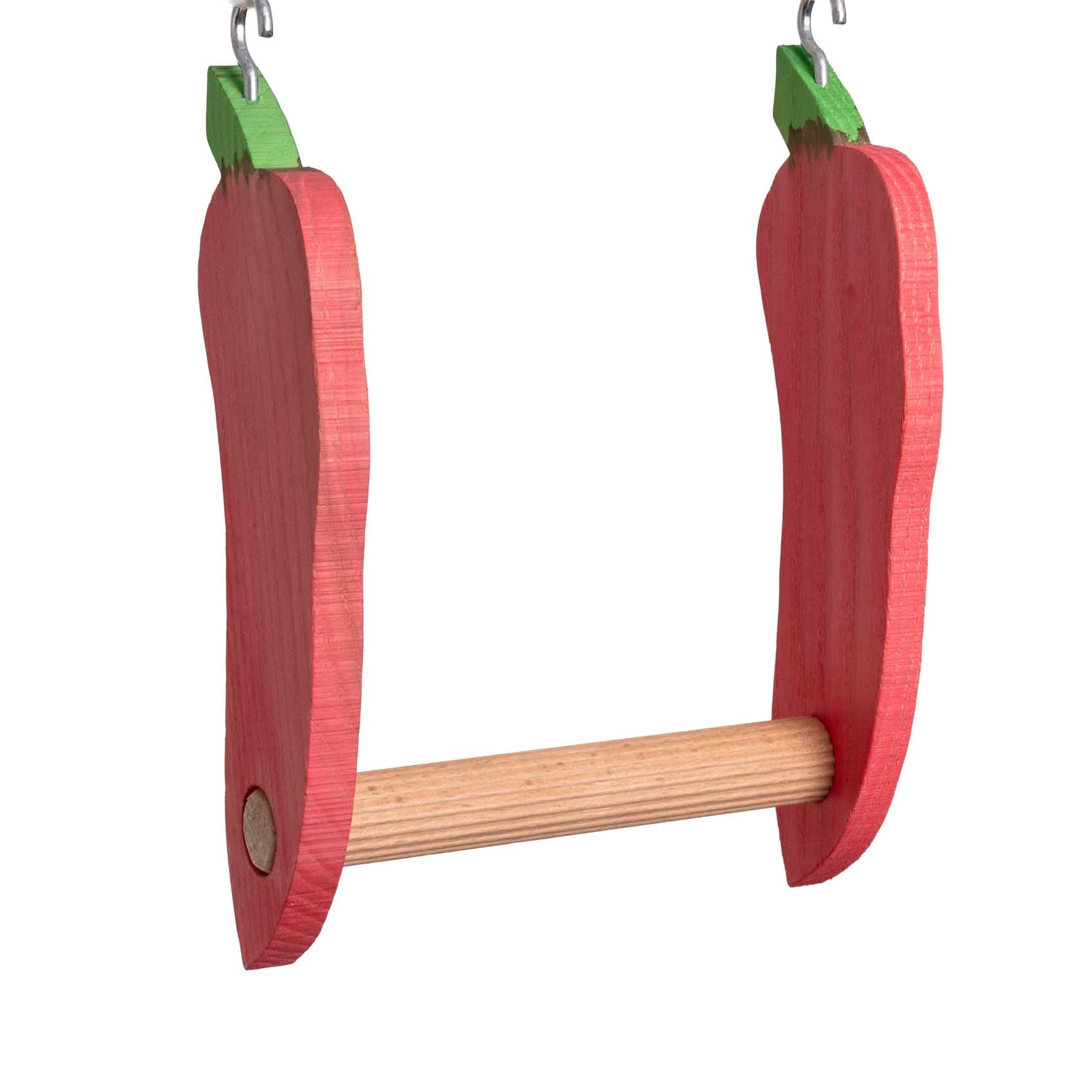 rico-s-futterkiste-chili-schaukel-sittichschaukel-hartholz-18-cm image 1