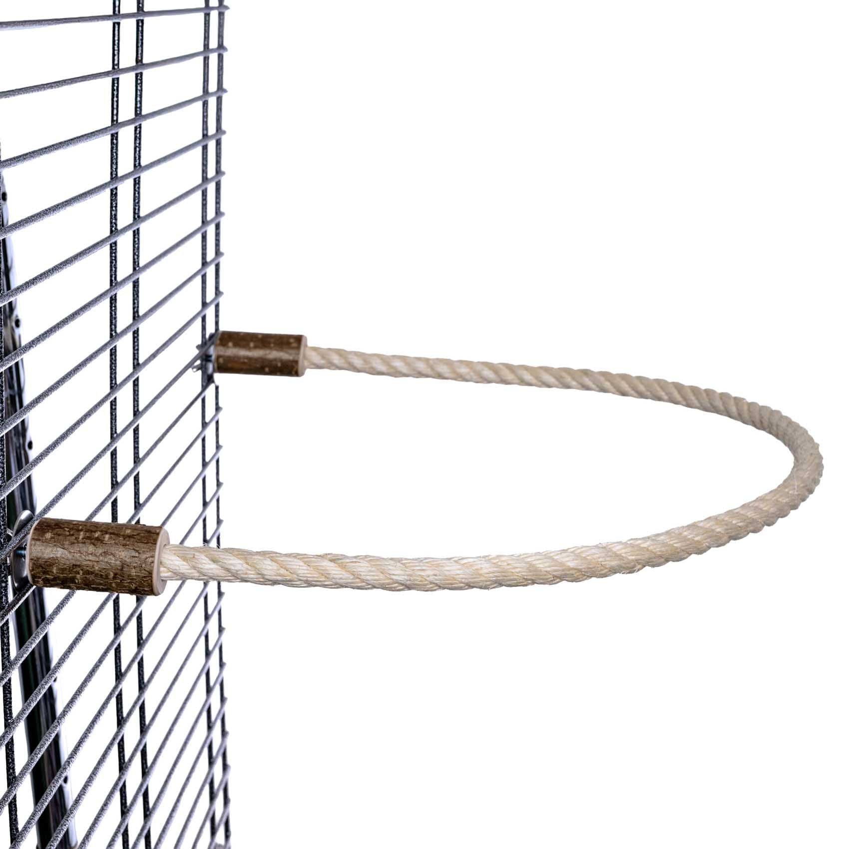 rico-s-futterkiste-sittich-sisalsitzseil-100-cm-x-16-mm-edelstahl image 1