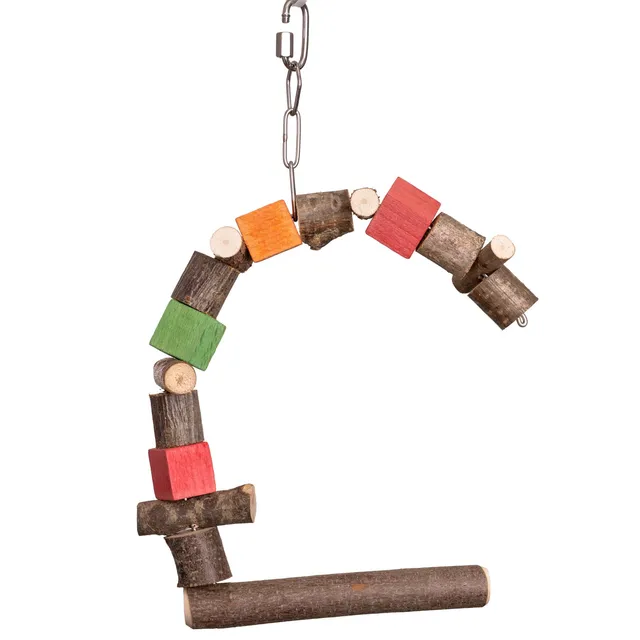 rico-s-futterkiste-halbmond-schaukel-sittichspielzeug-holz image 1