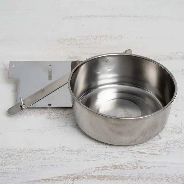 rico-s-futterkiste-edelstahlnapf-900ml-mit-halteplatte-einschub image 1