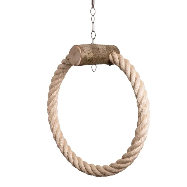 rico-s-futterkiste-ringschaukel-sisal-30-cm-papageienschaukel image 1
