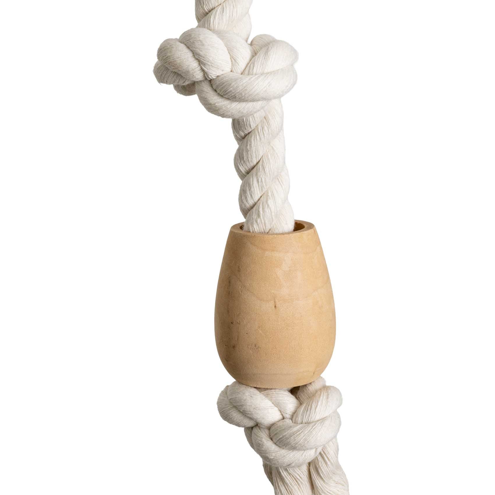 nobby-baumwoll-kletterseil-holzkugel-papageienspielzeug-3cm image 2