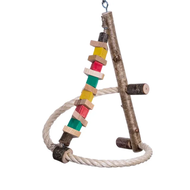 rico-s-futterkiste-sisal-pyramiden-schaukel-sittich-40cm-natur image 1