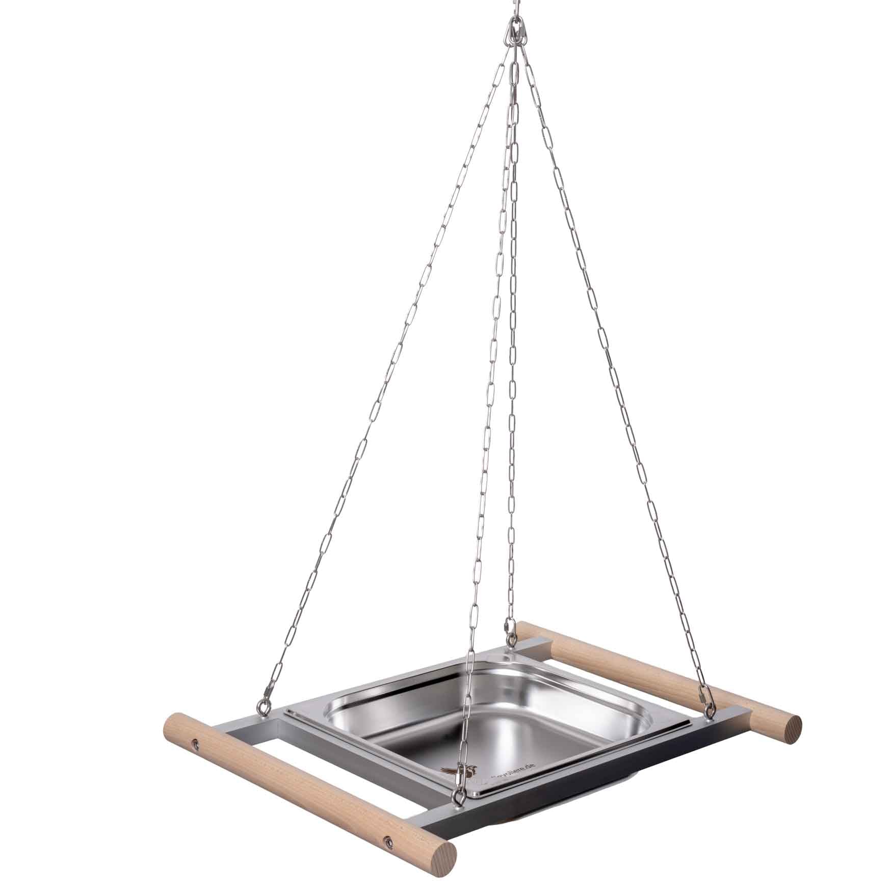 rico-s-futterkiste-edelstahlwanne-volierenzubeh-r-49x46-cm-schwingend image 2