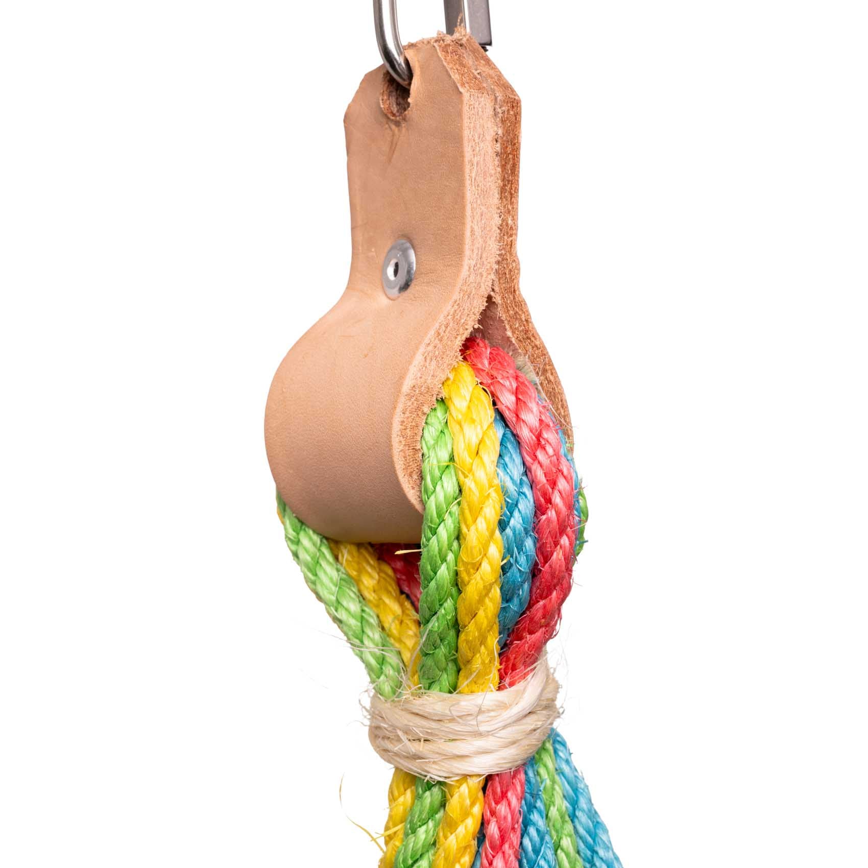 rico-s-futterkiste-sisal-krake-papageienspielzeug-schreddern-40cm image 3