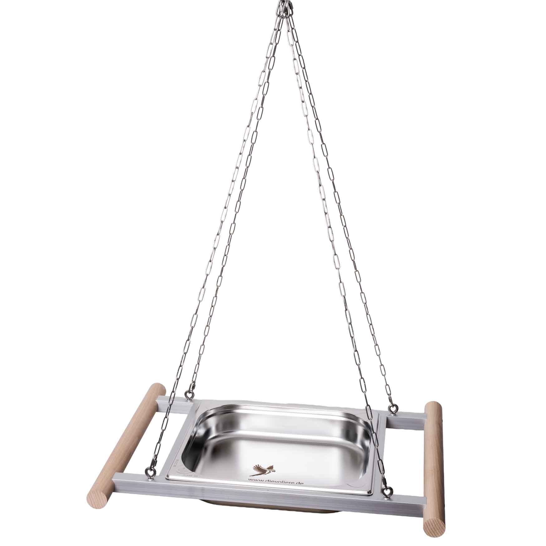 rico-s-futterkiste-edelstahlwanne-volierenzubeh-r-49x46-cm-schwingend image 3