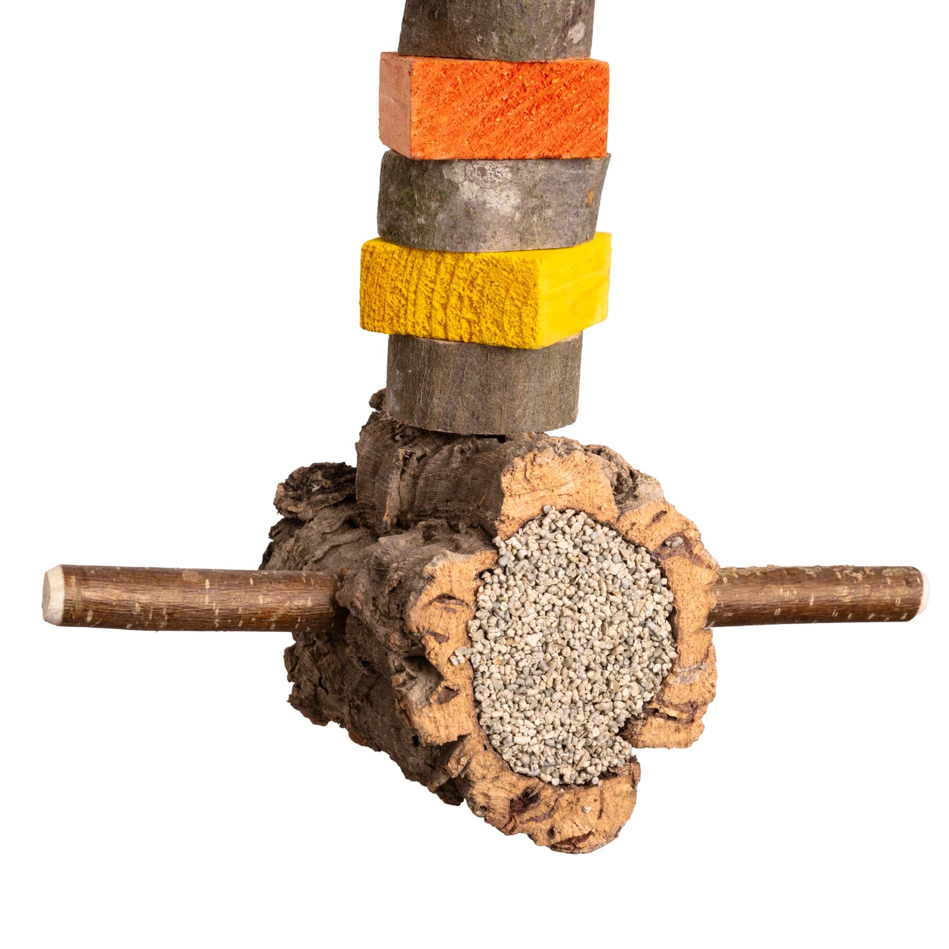 mg-mineralien-korkr-hre-papageienspielzeug-30-cm-mit-mineralstein image 2
