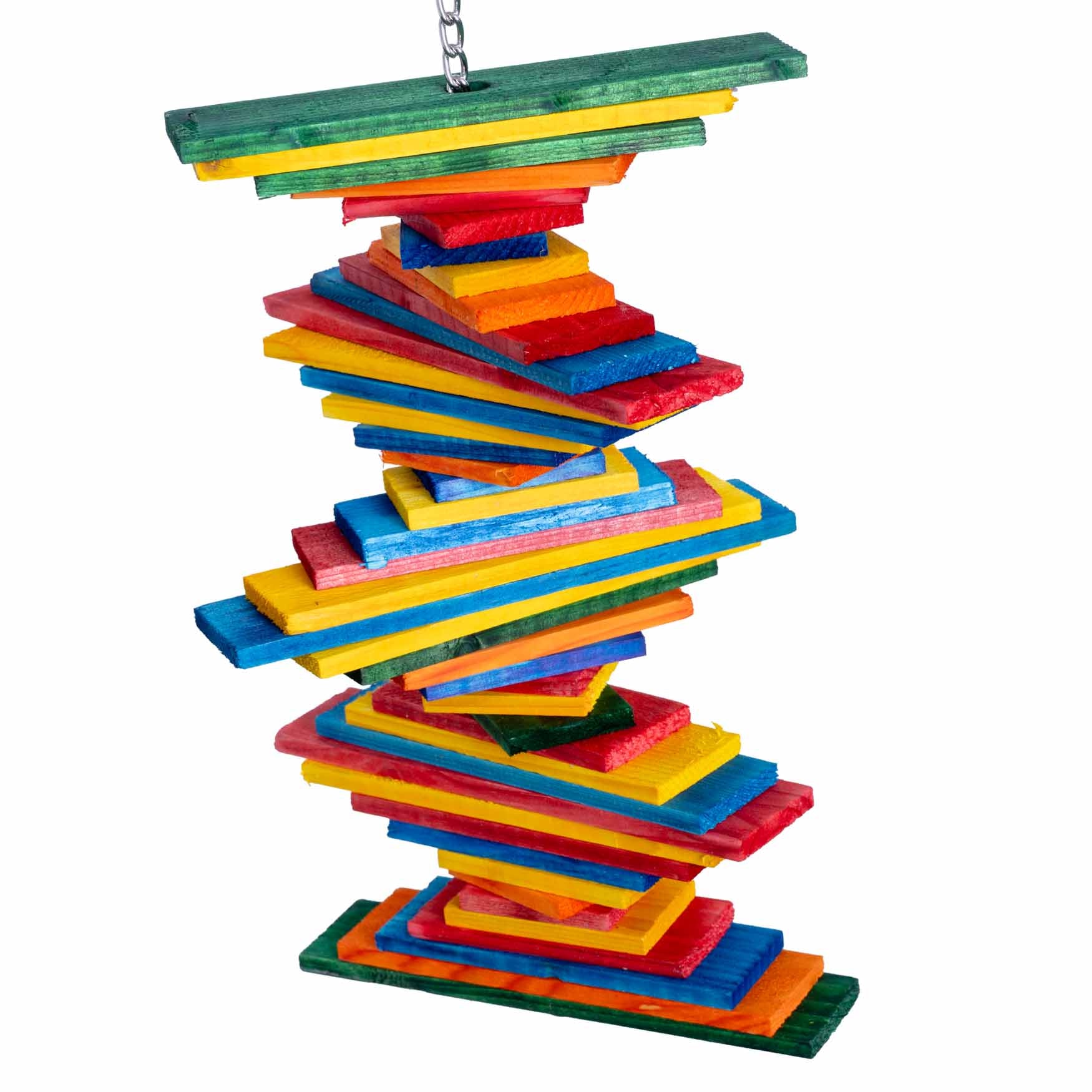 rico-s-futterkiste-turm-pharaon-holzspielzeug-40-cm-papagei image 3