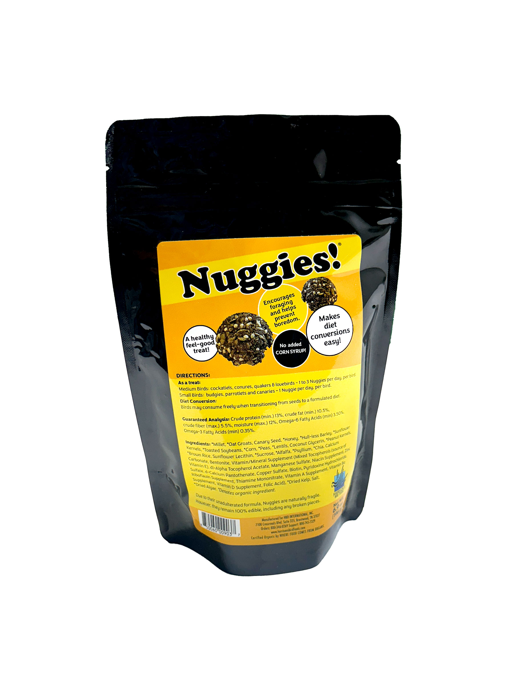 harrison-s-nuggies-vogelleckerli-bio-saat-196-g image 2