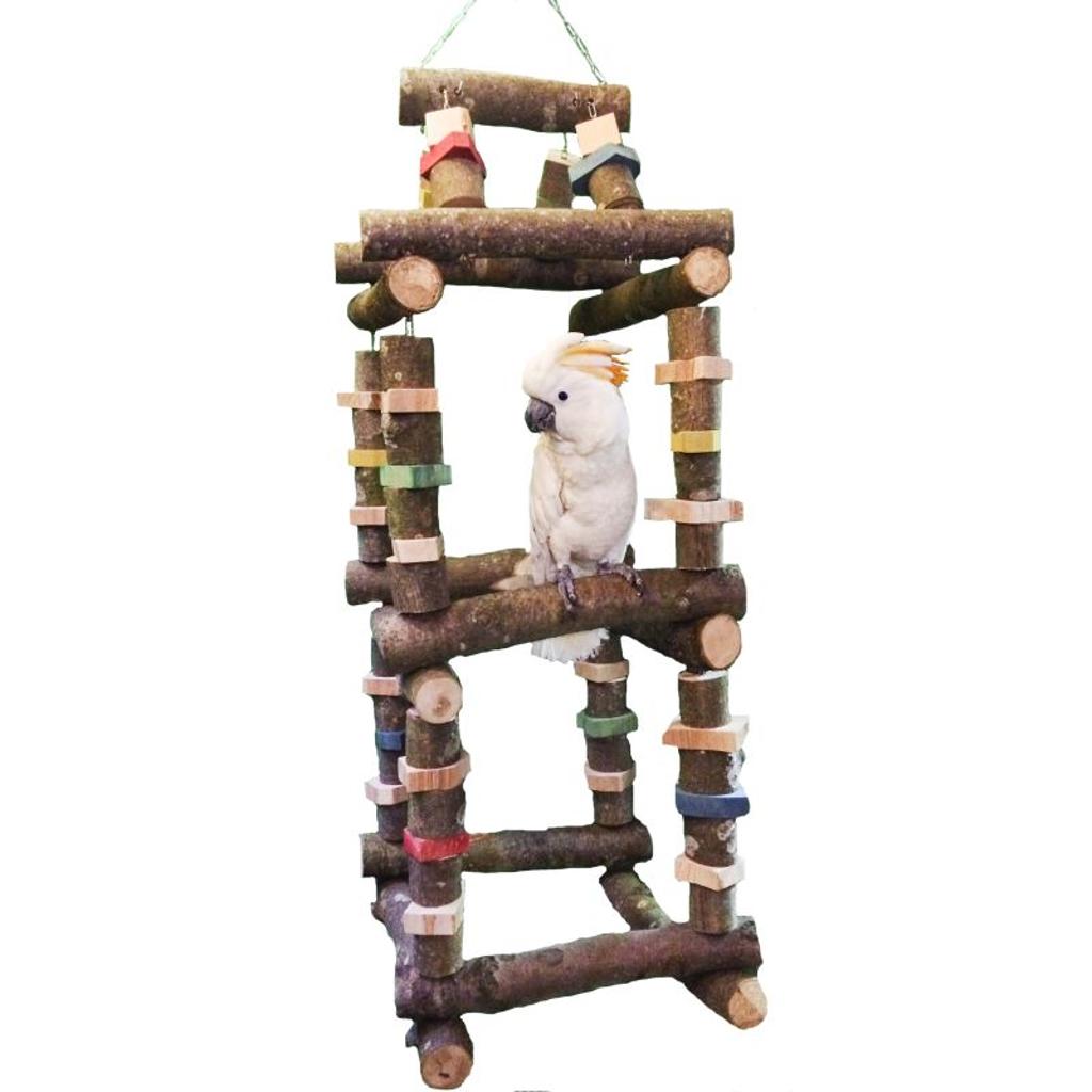 rico-s-futterkiste-schaukel-turm-jumbo-xxl-papageienschaukel image 4