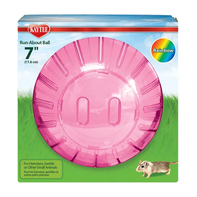 kaytee-run-about-ball-hamsterball-17-8-cm-regenbogen image 1