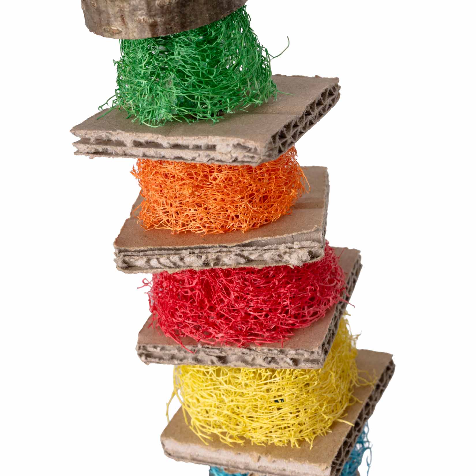 rico-s-futterkiste-luffa-pappe-t-rmchen-sittichspielzeug-20-cm image 3