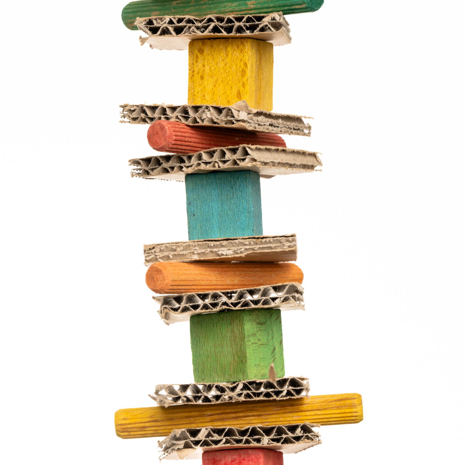 rico-s-futterkiste-holzst-bchen-schredder-sittichspielzeug-25-cm image 2