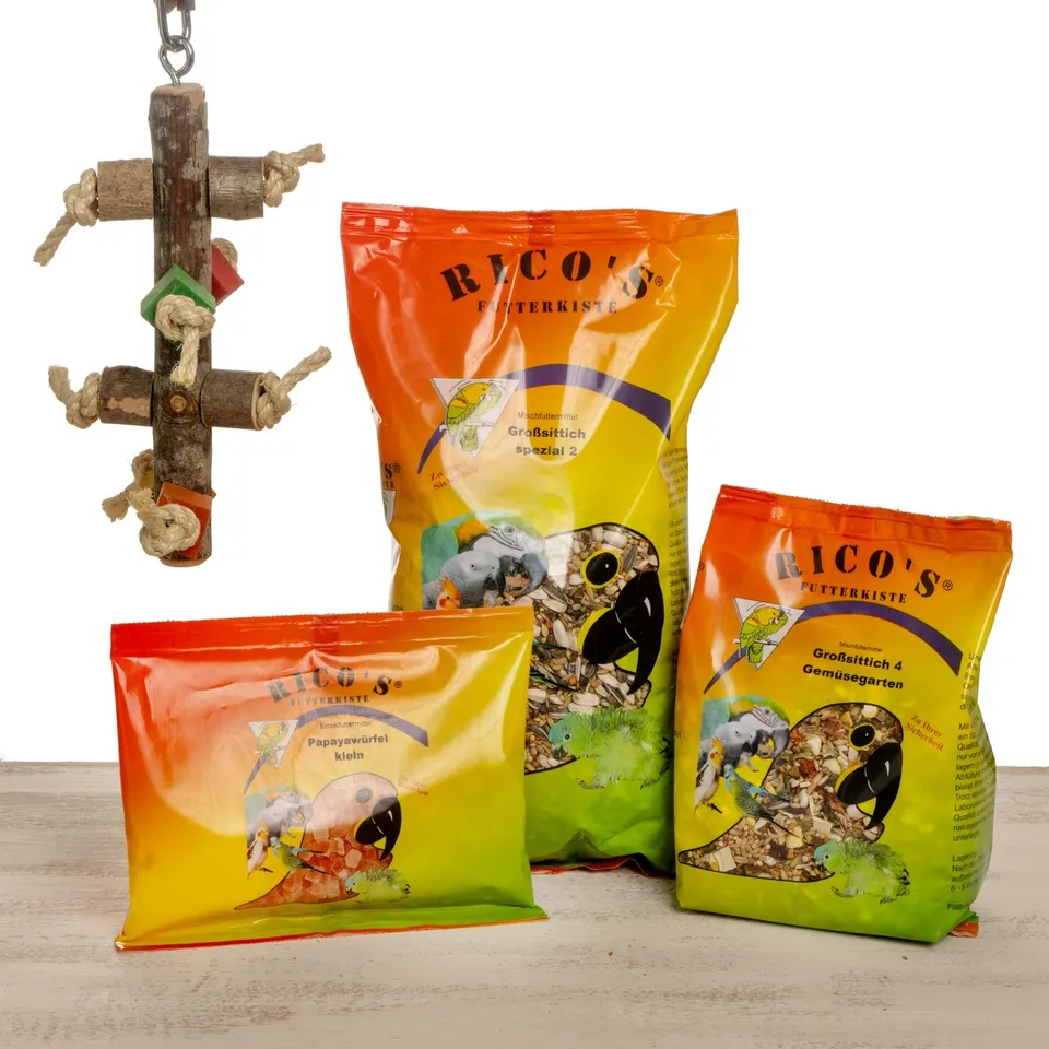 rico-s-futterkiste-starter-kit-gro-sittiche-futter-set-4-teilig image 1