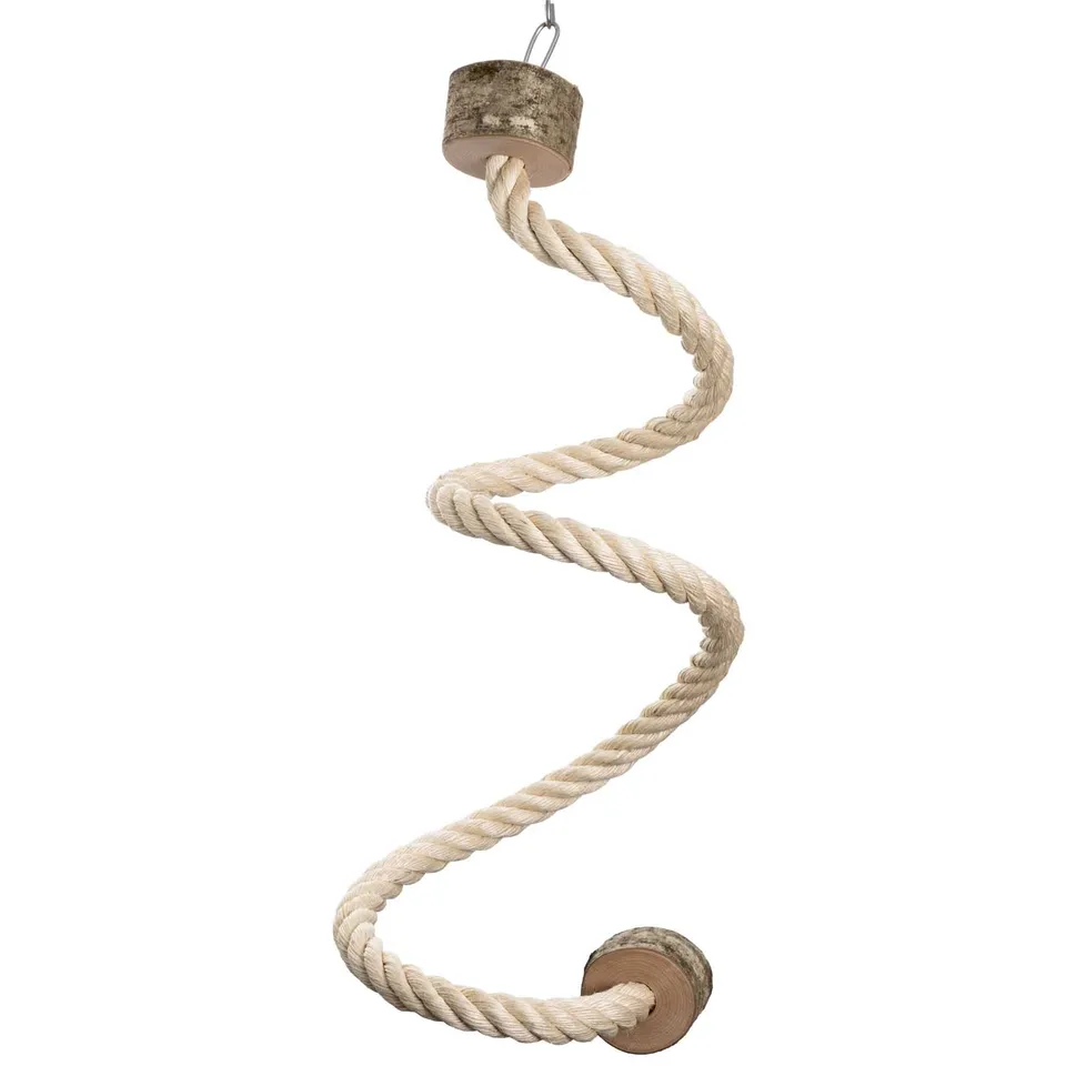 rico-s-futterkiste-sisal-spirale-gro-papageienseil-2-m-sisal image 1