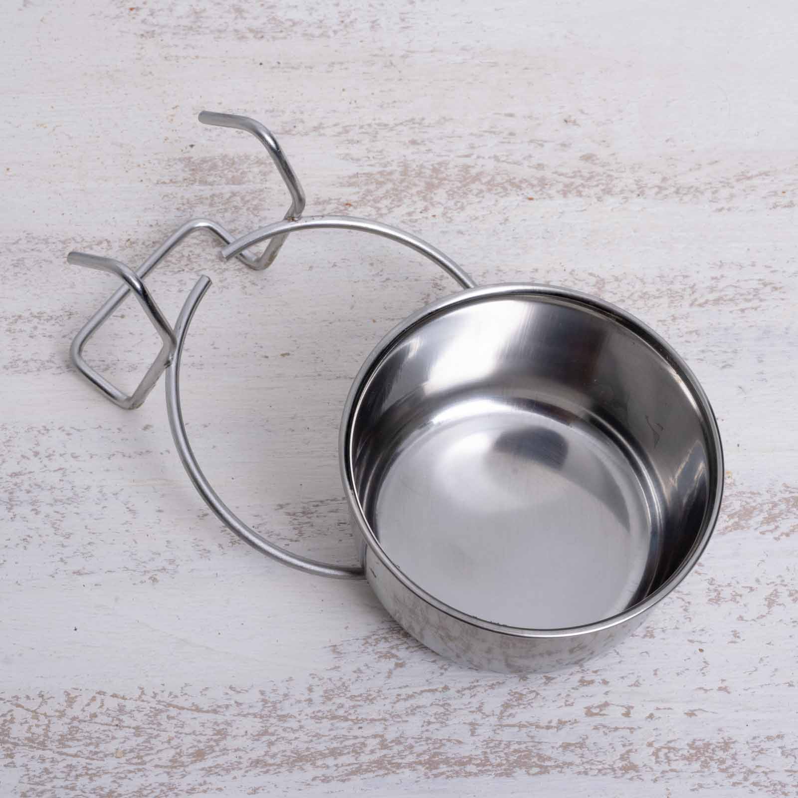 rico-s-futterkiste-volierenzubeh-r-edelstahlnapf-7cm-150ml-rostfrei image 2