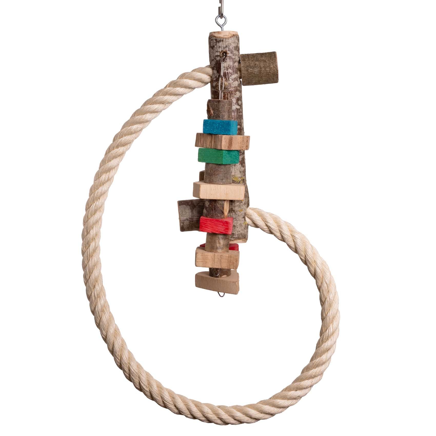 rico-s-futterkiste-kletterschnecke-papageienspielzeug-sisal-70-cm image 1