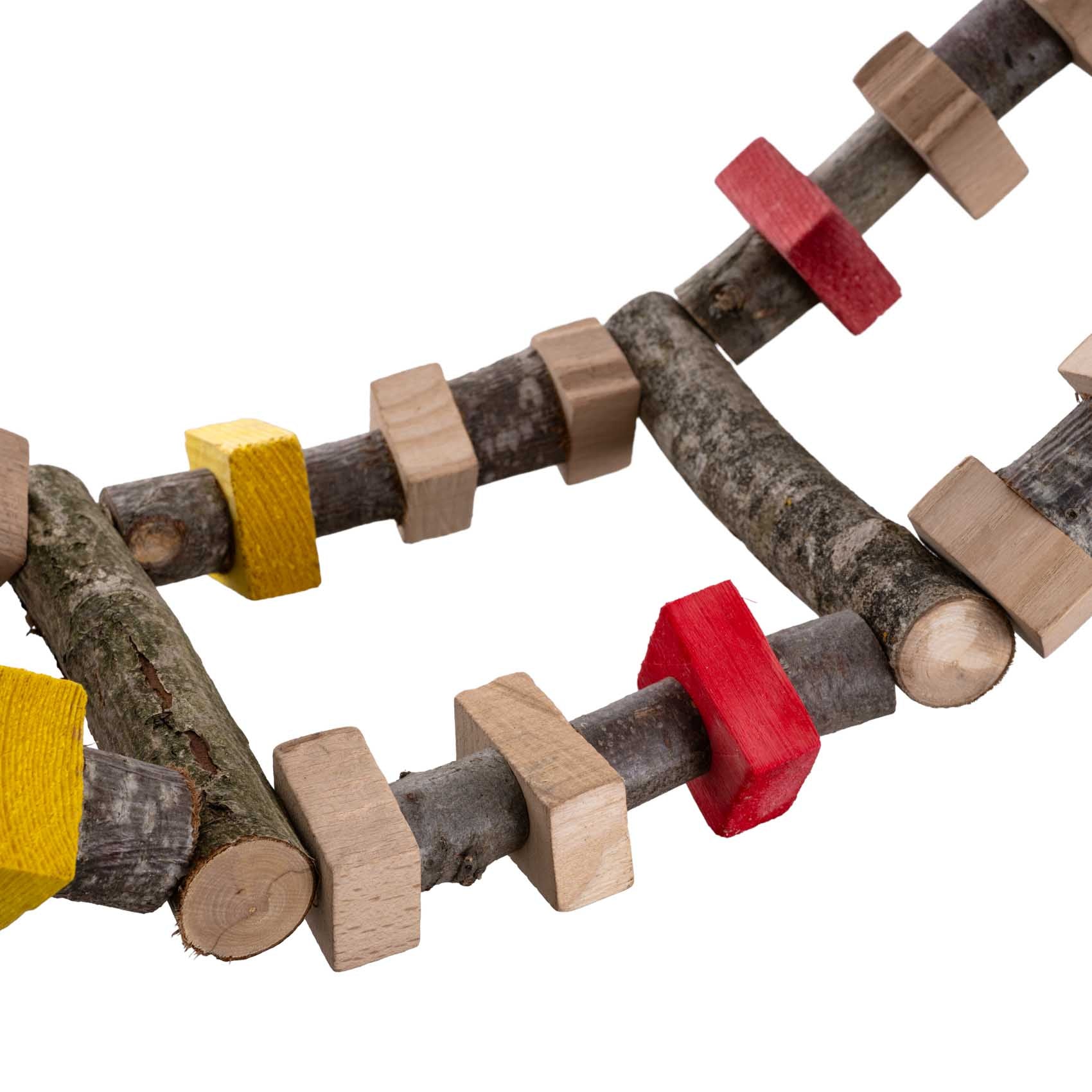 rico-s-futterkiste-moving-ladder-papageienspielzeug-strickleiter-130cm image 3