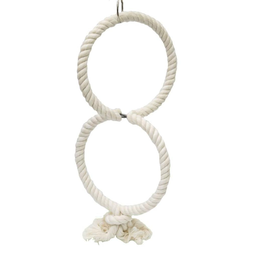 rico-s-futterkiste-baumwoll-doppelring-vogelspielzeug-2x-24-cm image 1