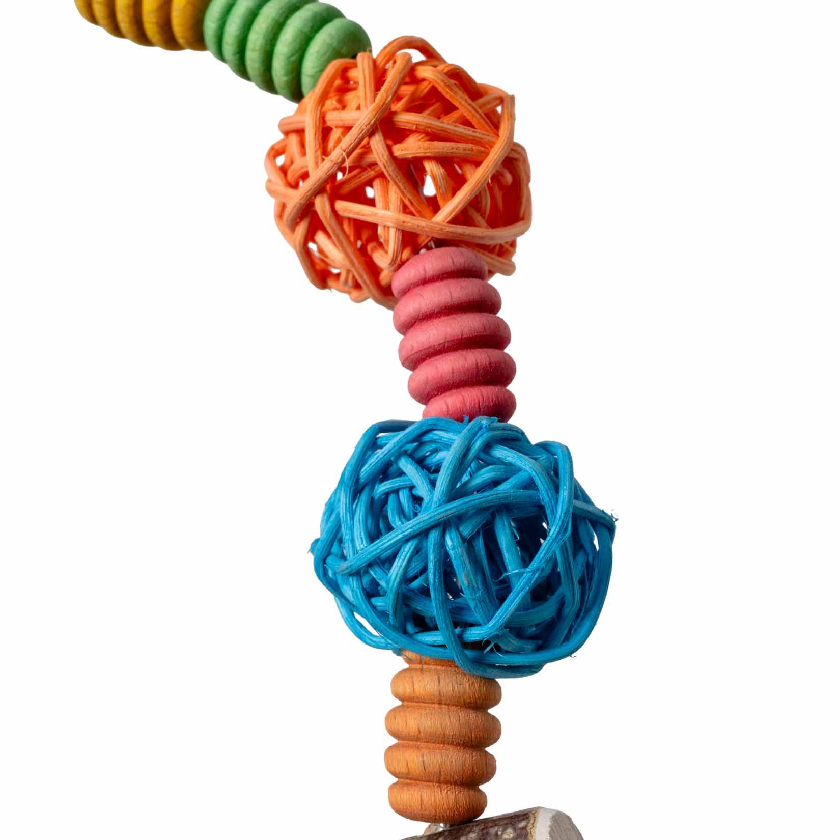 rico-s-mini-wellischaukel-sittichspielzeug-naturholz-edelstahl image 2