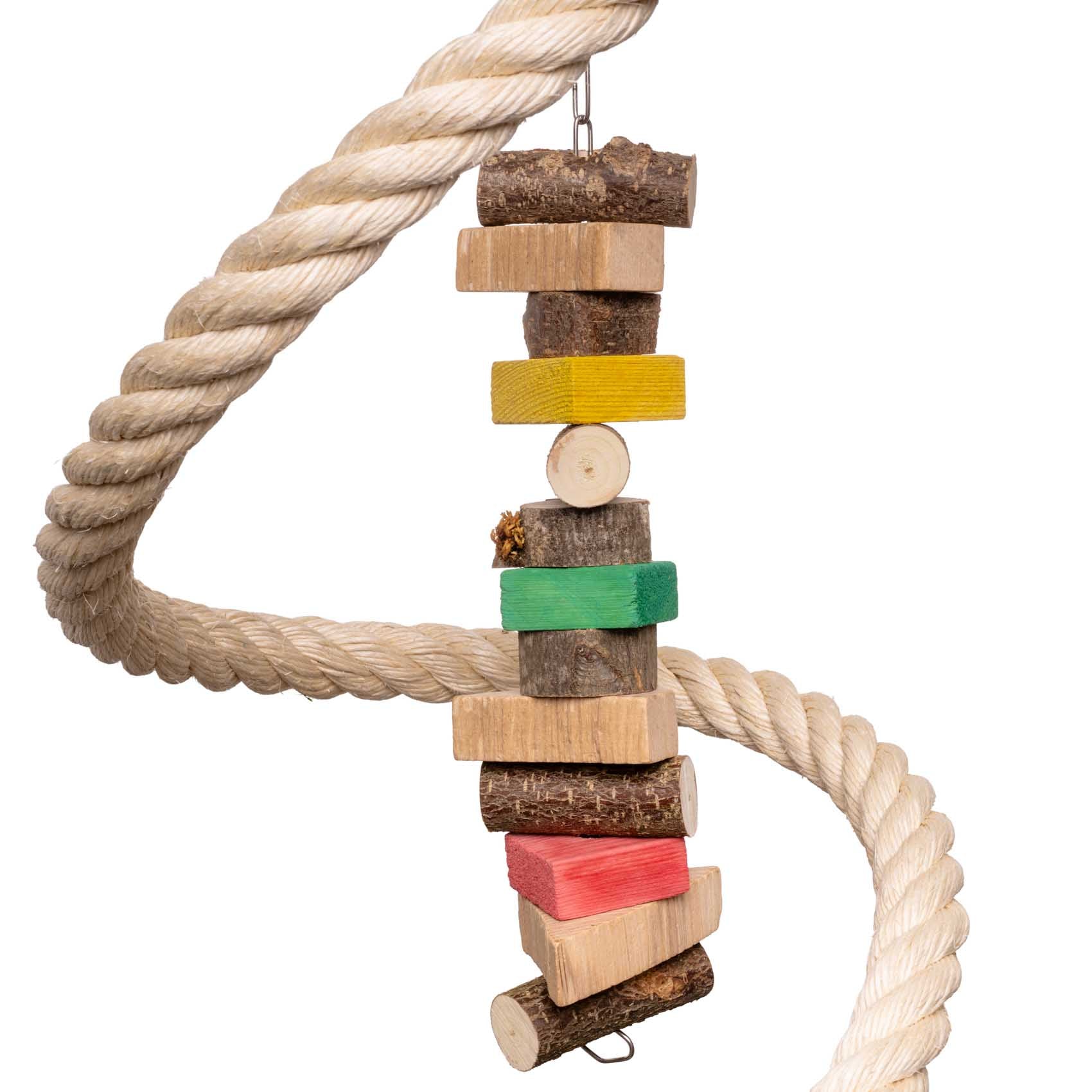 rico-s-futterkiste-sisalspirale-holzspielzeugkette-150-cm image 2