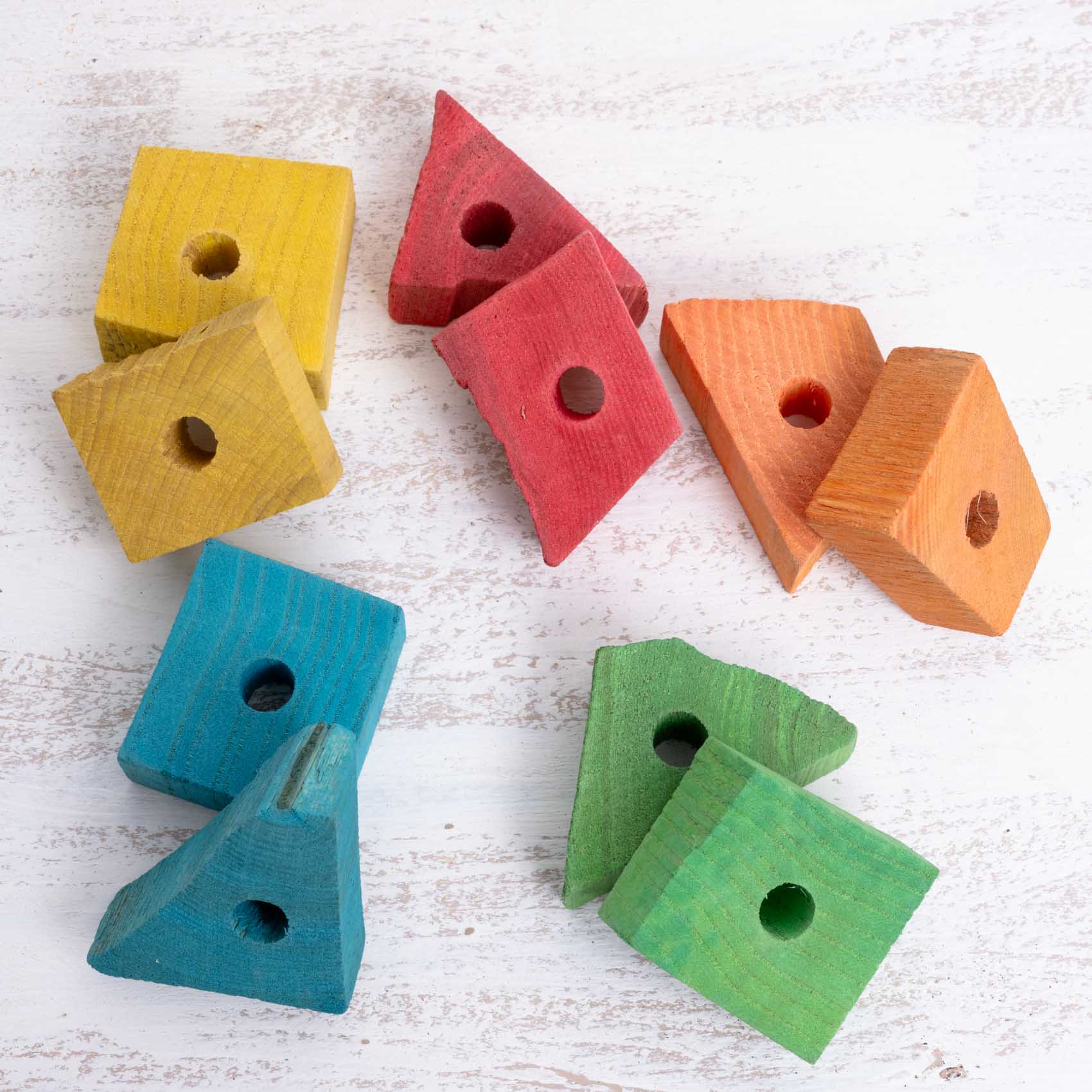 rico-s-futterkiste-papageienspielzeug-nachf-llset-holz-bunt-10-st-ck image 2
