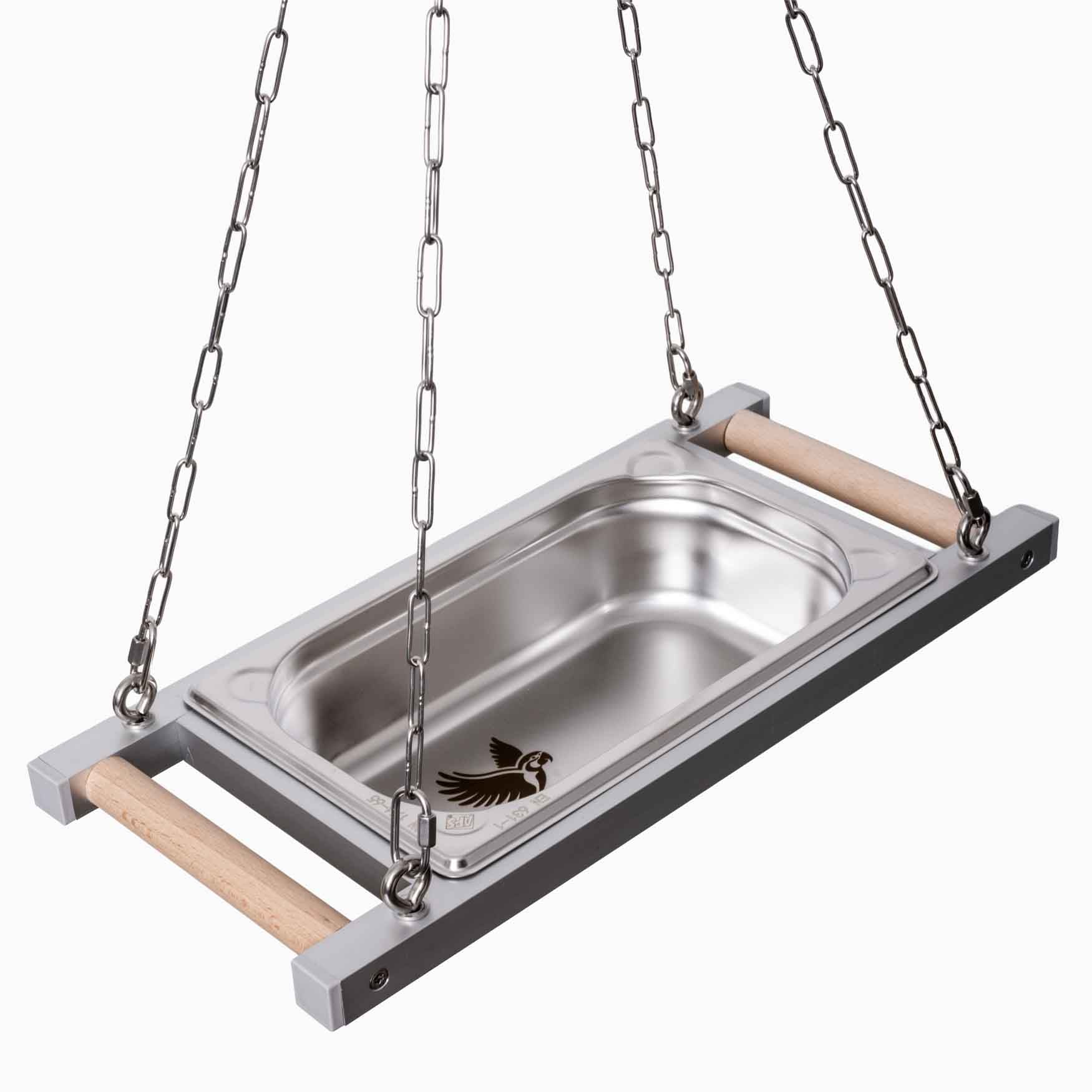rico-s-futterkiste-edelstahlwanne-klein-39x18-cm-schwingend image 3