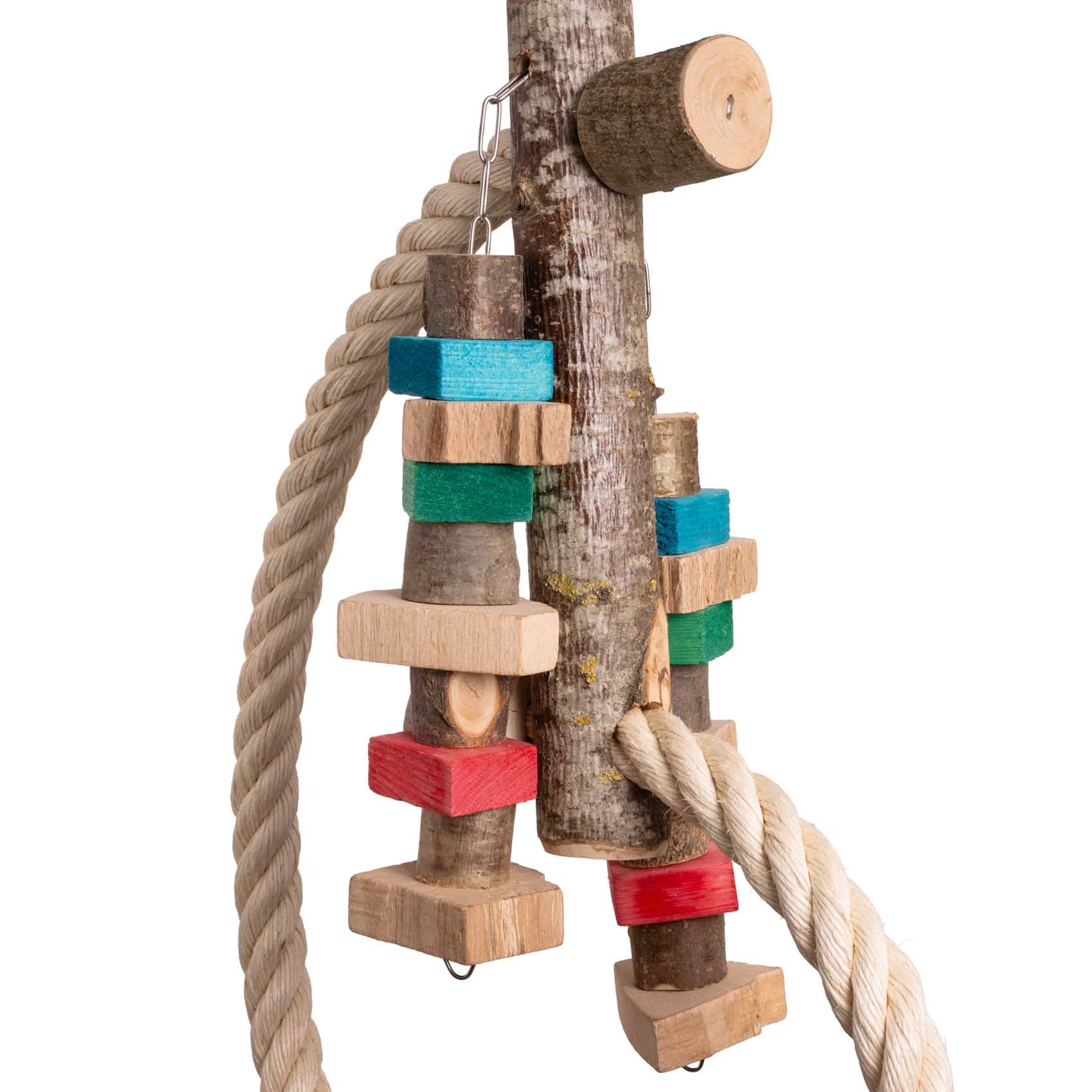 rico-s-futterkiste-kletterschnecke-papageienspielzeug-sisal-70-cm image 2