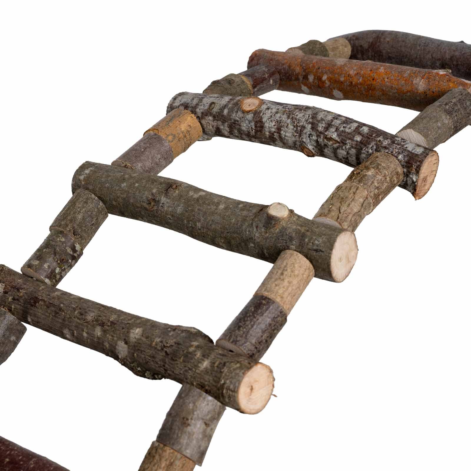 rico-s-futterkiste-big-ladder-flexible-papageien-leiter-150cm-holz image 2