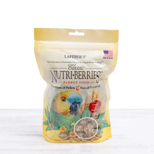 lafeber-nutri-berries-classic-parrot-papageienfutter-284-g-mit-pellets image 1
