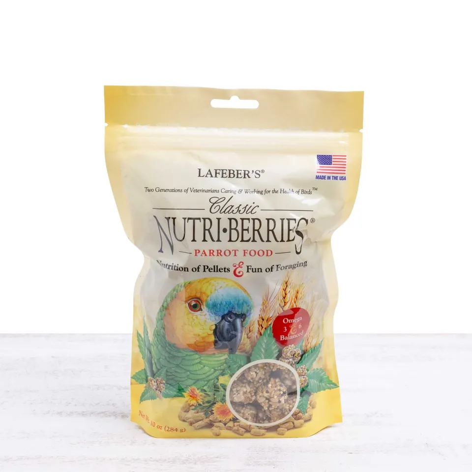lafeber-nutri-berries-classic-parrot-papageienfutter-284-g-mit-pellets image 1