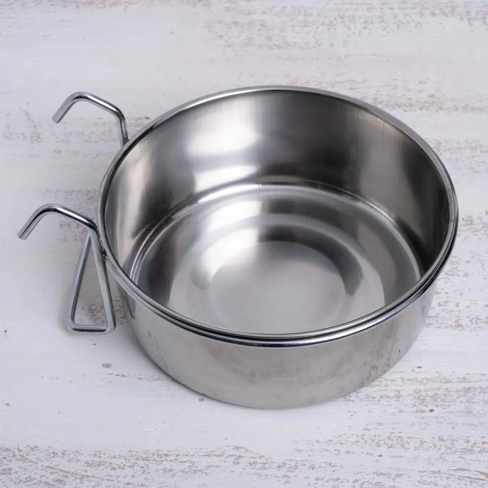 rico-s-futterkiste-edelstahlnapf-einh-ngenapf-14cm-900ml image 1