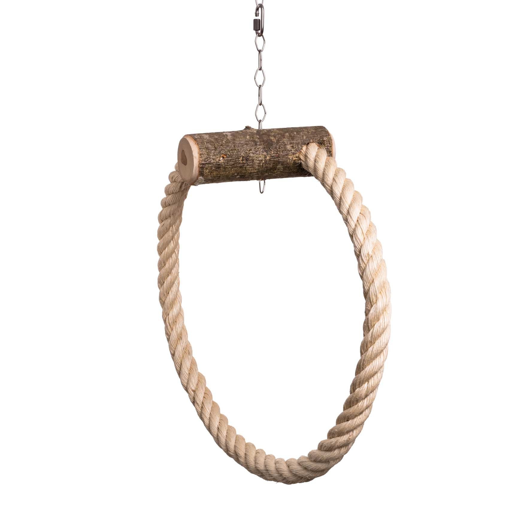 mg-sisal-ringschaukel-40-cm-papageienschaukel-f-r-gro-sittich-papagei image 2