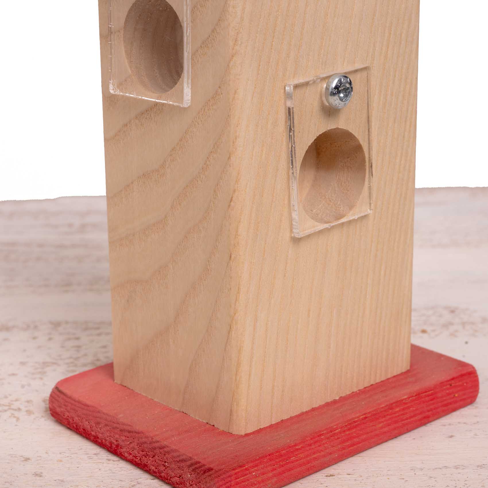 rico-s-futterkiste-versteckspielturm-intelligenzspielzeug-f-r-sittiche-holz image 3