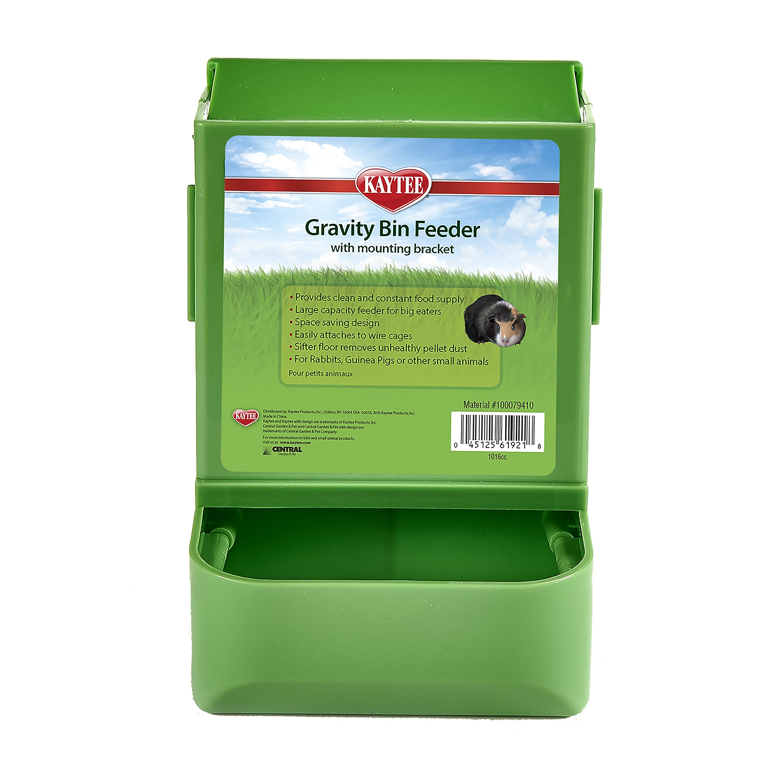 kaytee-feeders-superpet-gravity-trinkflasche-transparent-mit-halterung image 1