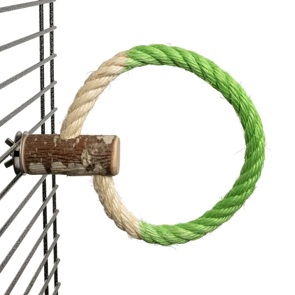 rico-s-futterkiste-sittich-sisal-kletterring-20-cm-natur image 1