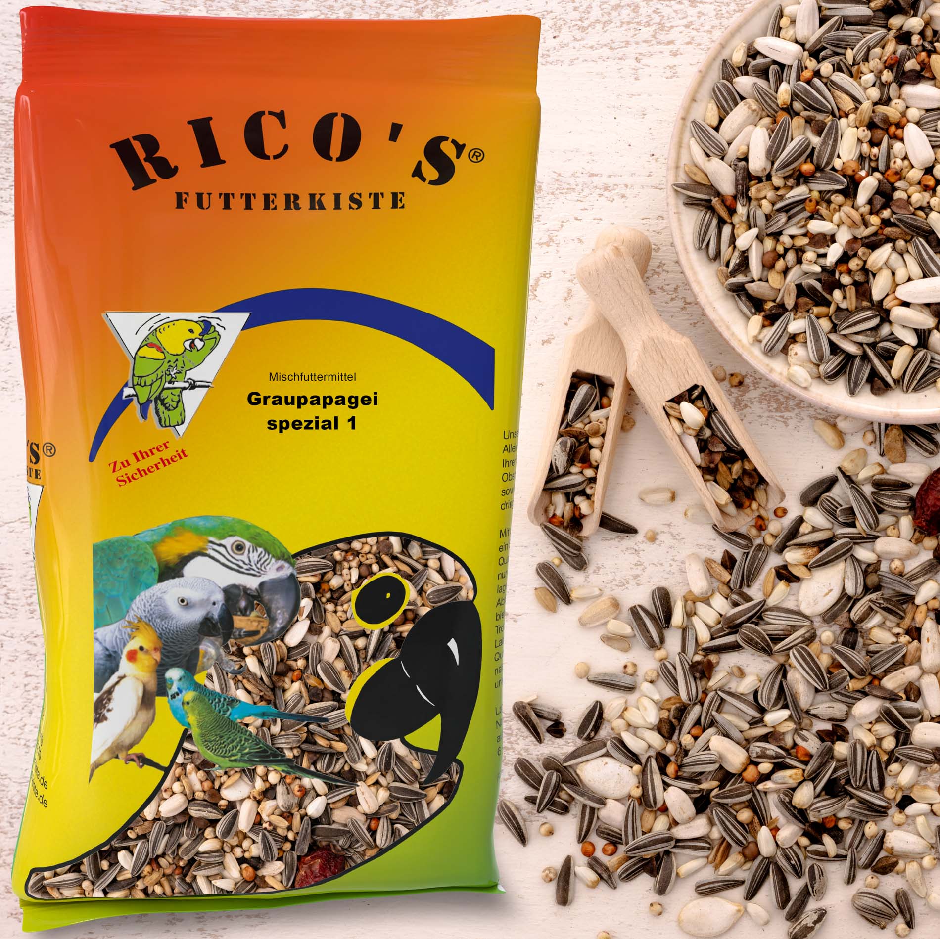 rico-s-futterkiste-graupapagei-spezial-1-papageienfutter-1-kg-energiereich image 2