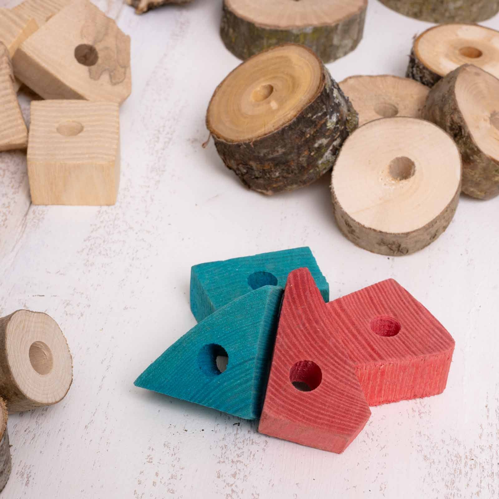 rico-s-futterkiste-gro-es-bastelset-papageienspielzeug-sisal-holz image 5