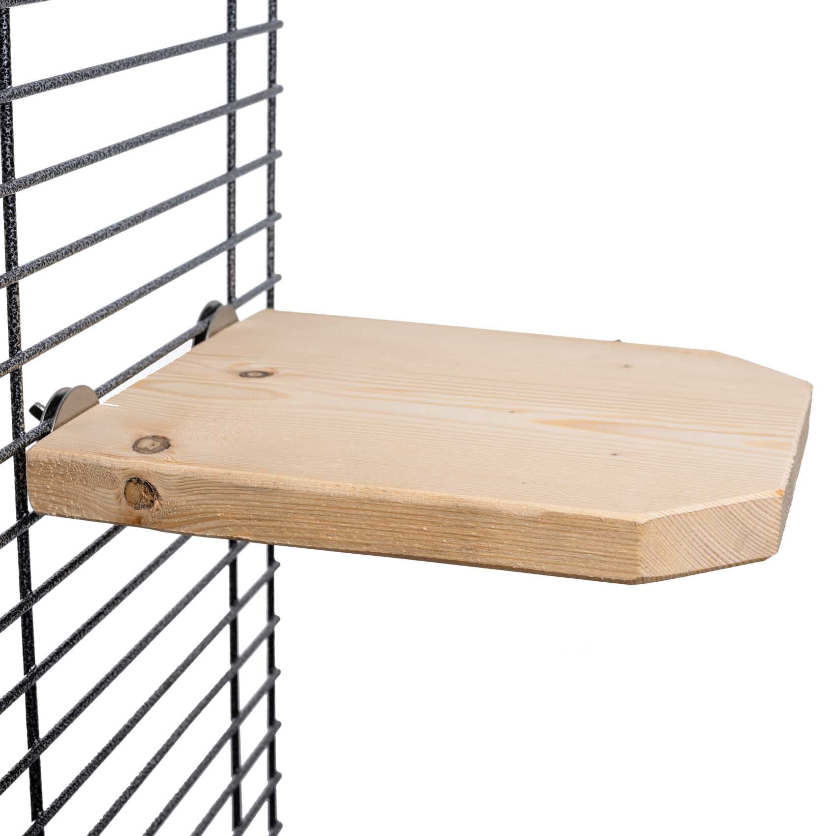 rico-s-futterkiste-sitz-futterbrett-papageien-fichte-25-cm image 2