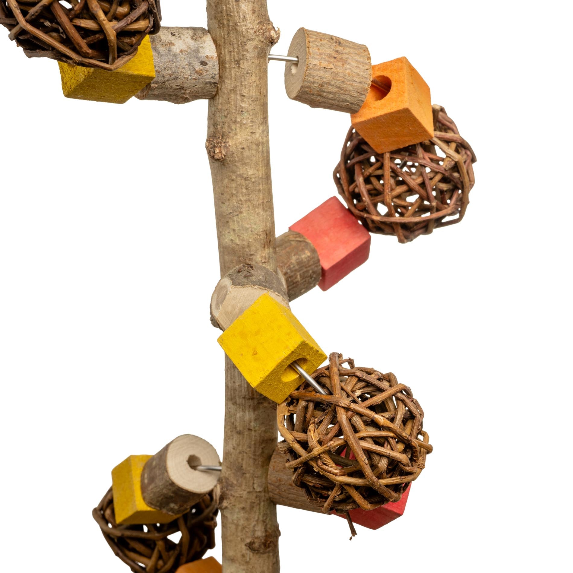 rico-s-futterkiste-weidenball-spirale-sittichspielzeug-holz-40-cm image 3