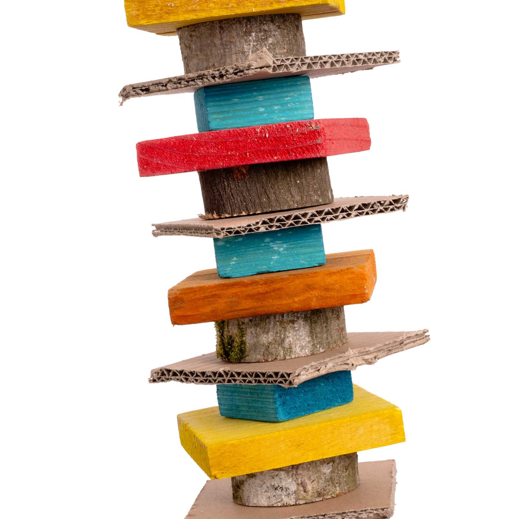 rico-s-futterkiste-jumbo-schredder-schlange-papageienspielzeug-70cm image 2