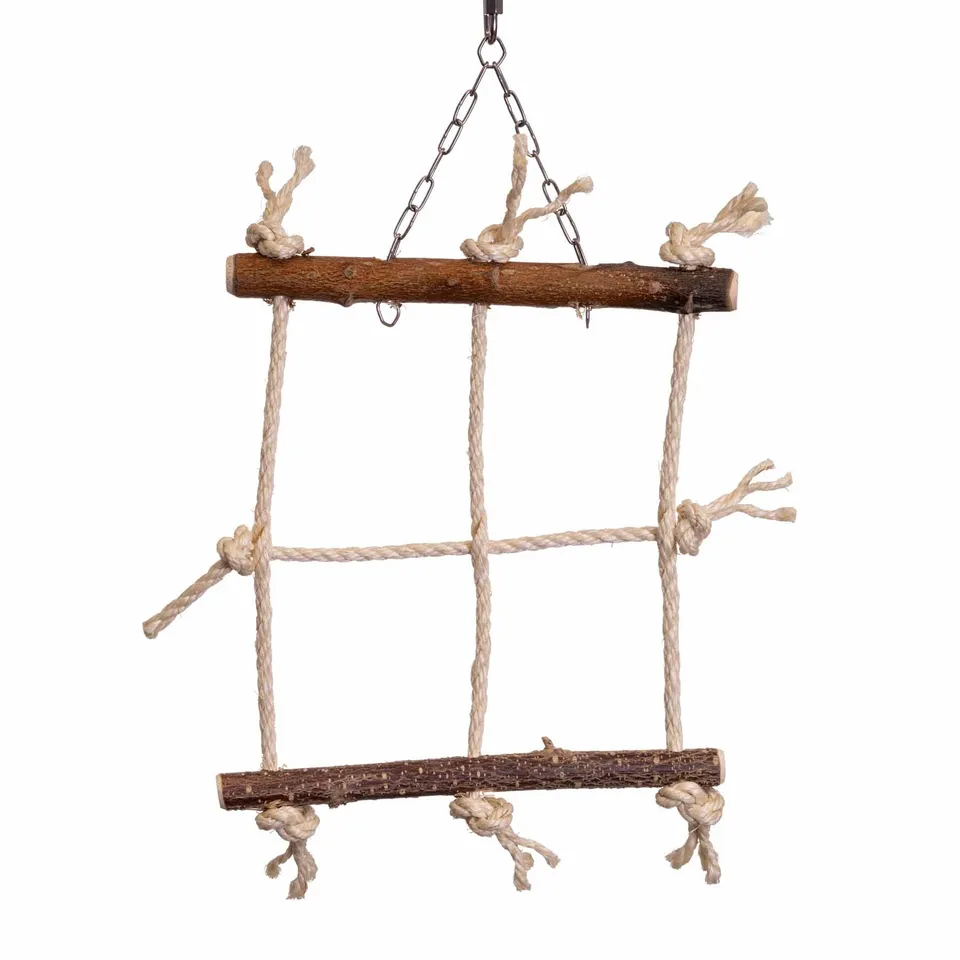 rico-s-futterkiste-kletter-und-schaukelquadrat-sittich-sisal-20x25-cm image 1