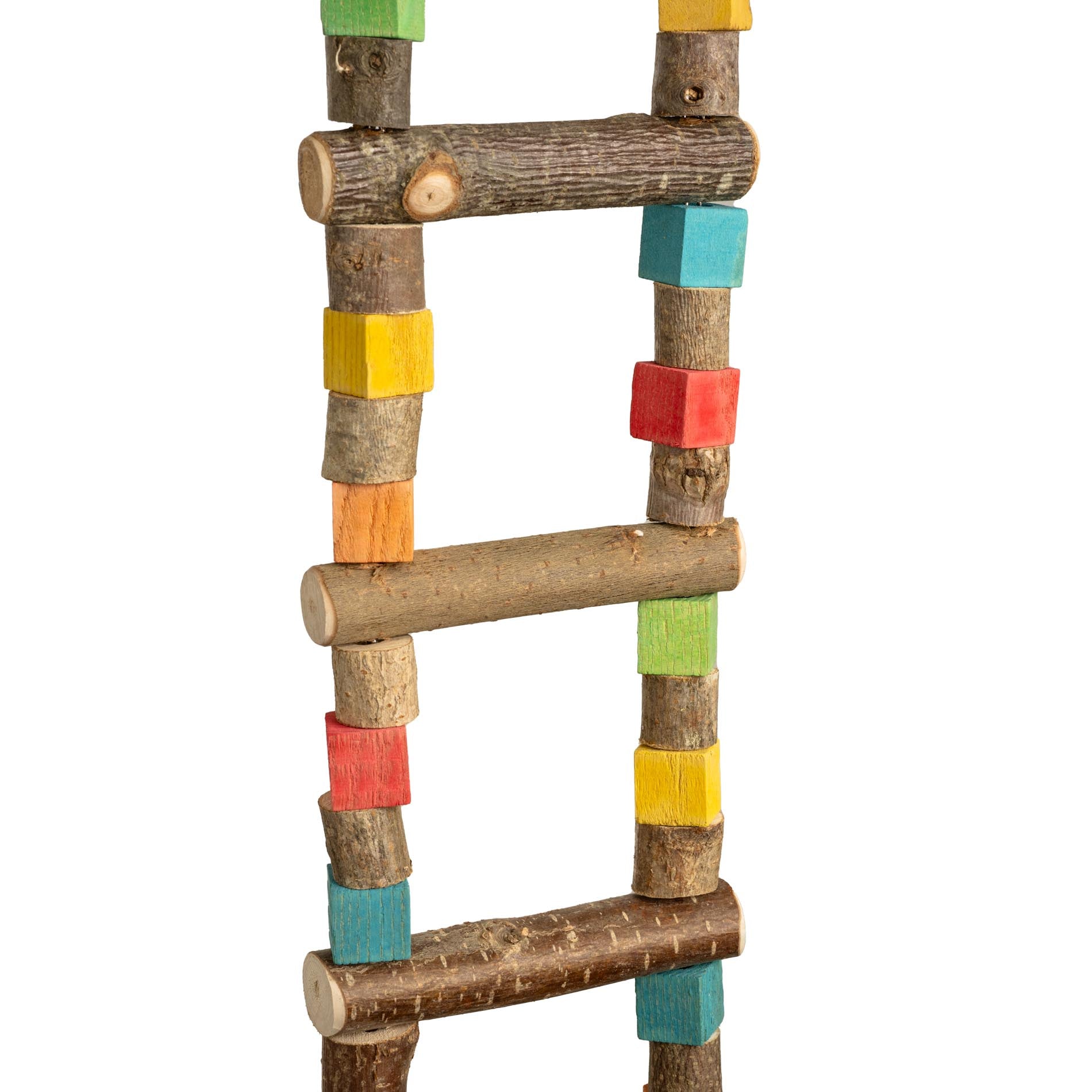 rico-s-futterkiste-sittich-leiter-medium-vogelleiter-65cm-bunt image 3