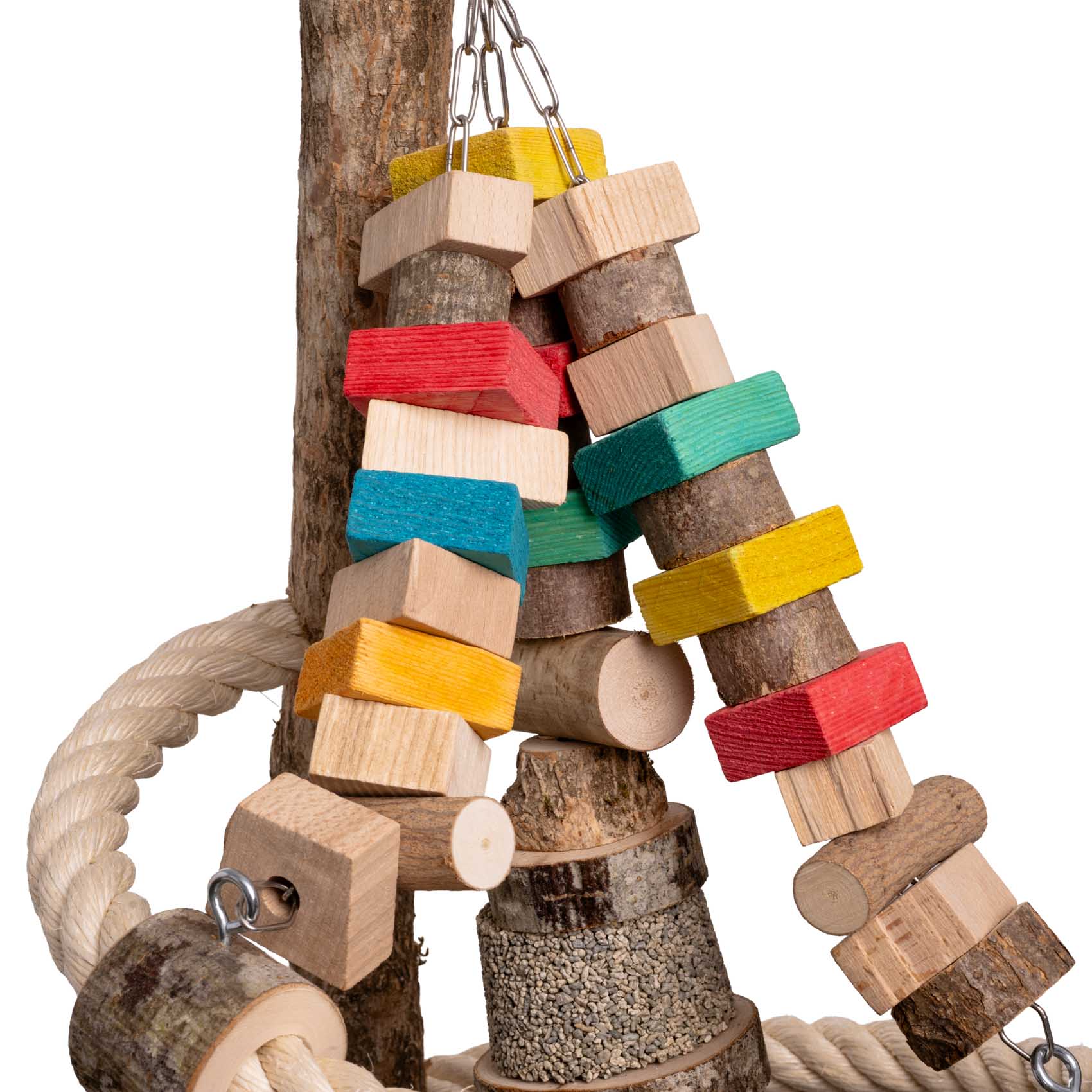 rico-s-futterkiste-schaukel-pyramide-papageienschaukel-sisal-65cm image 4