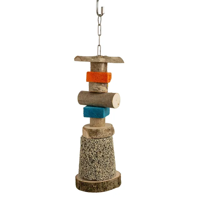 rico-s-futterkiste-stone-rope-mineralstein-large-papageienspielzeug-algenkalk image 1